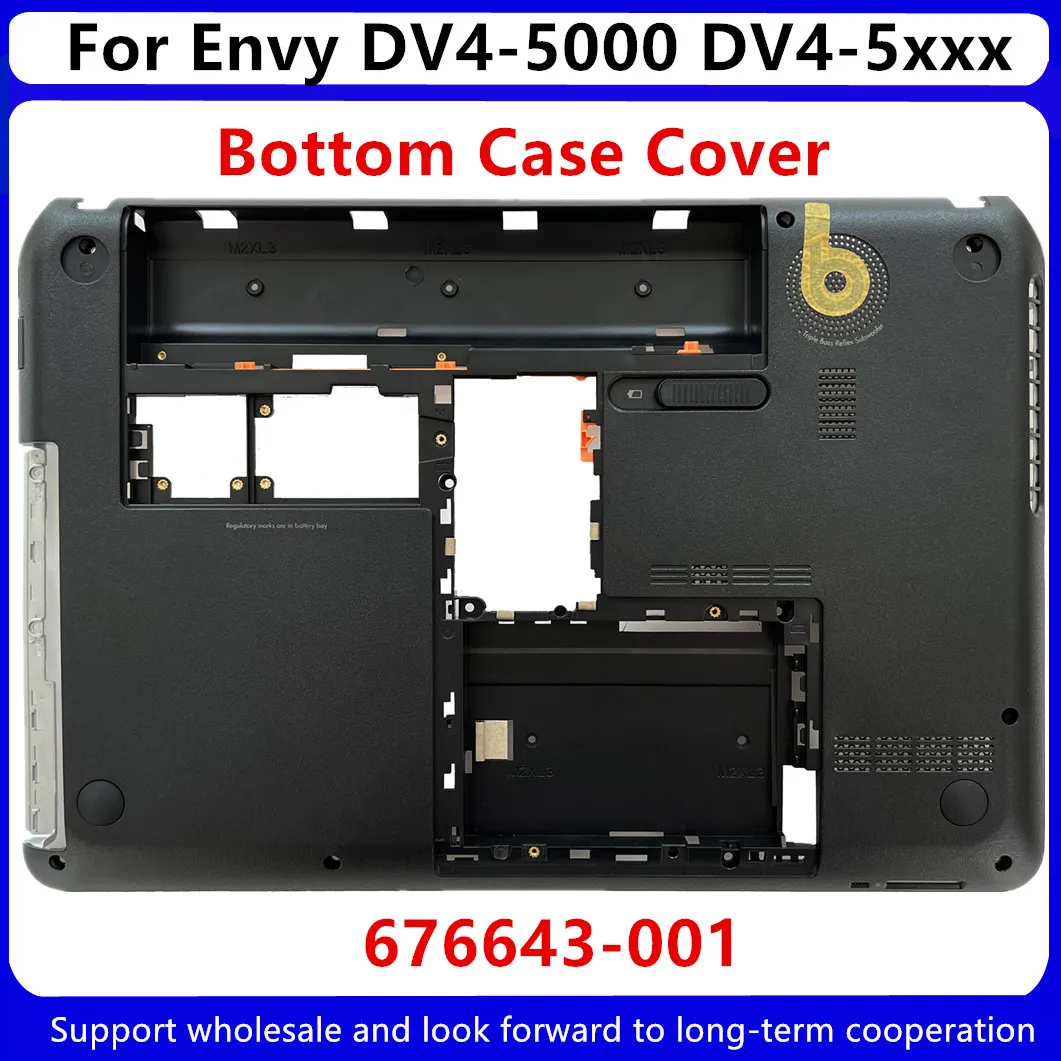 

New For HP Pavilion DV4 DV4-5000 DV4-5xxx DV4-5000TX 5102 5021 5112TX 5006 5A01 14.1'' Bottom Case Cover 703248-001 676643-001