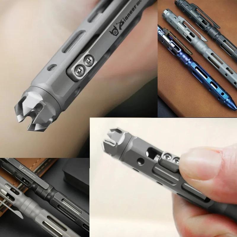 Titanium G2 Tactical Pen EDC Multifunctional Tools Emergency Glass Breaker Outdoor Survival Writing Pen Valentines Gift