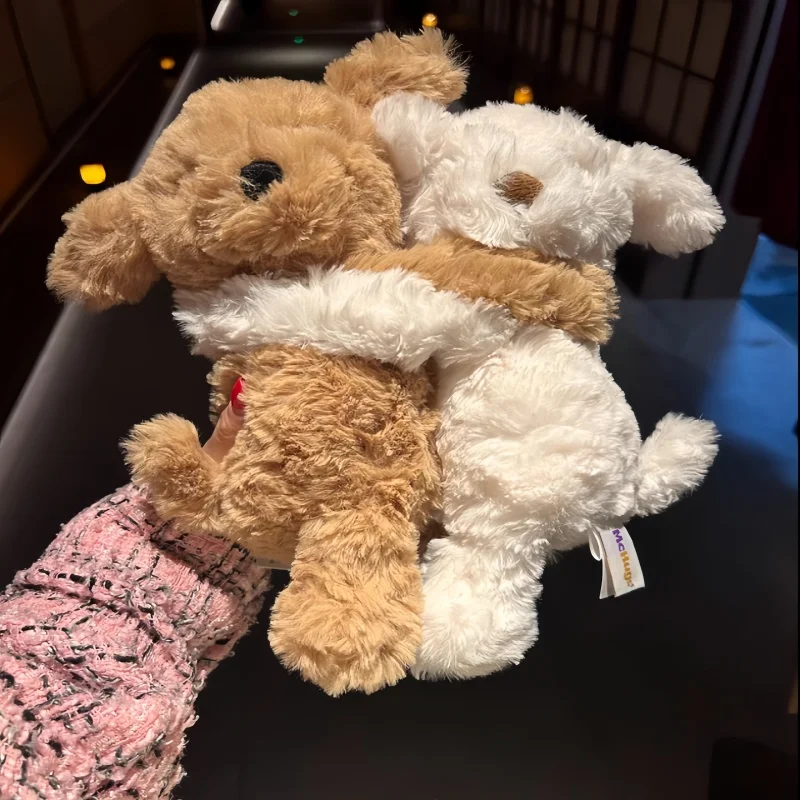 Abraço cachorrinho, raposa, pinguim, travesseiro de aromaterapia, brinquedo de pelúcia, mochila, pingente, presente de casal para homens e mulheres