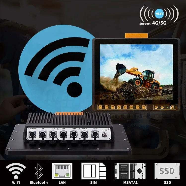 Linux/win 10 11 Industrial Vehicle Computer