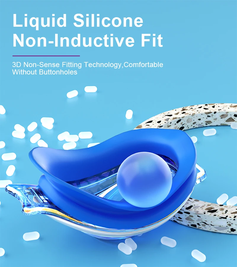 JSJM Professionelle Kinder-Schwimmbrille, beschlagfrei, UV-Schutz, wasserdichte Silikon-Schwimmbrille für Jungen und Mädchen, Schwimmbrille, Geschenk – Detail 4
