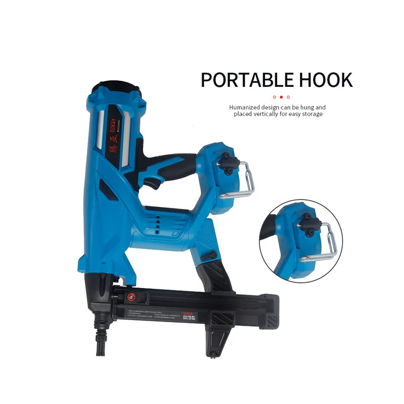 

40A Electric Stapler Pistolas Concrete Nailer No Gas Cordless Nail Gun Furniture Tools