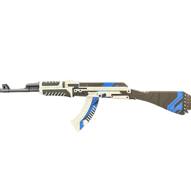 87cm/34.25in AK 3D Print Customized Toy Gun God Of Fire Katana Model Props Game Peripherals Party Supplies Cosplay Birthday Gift