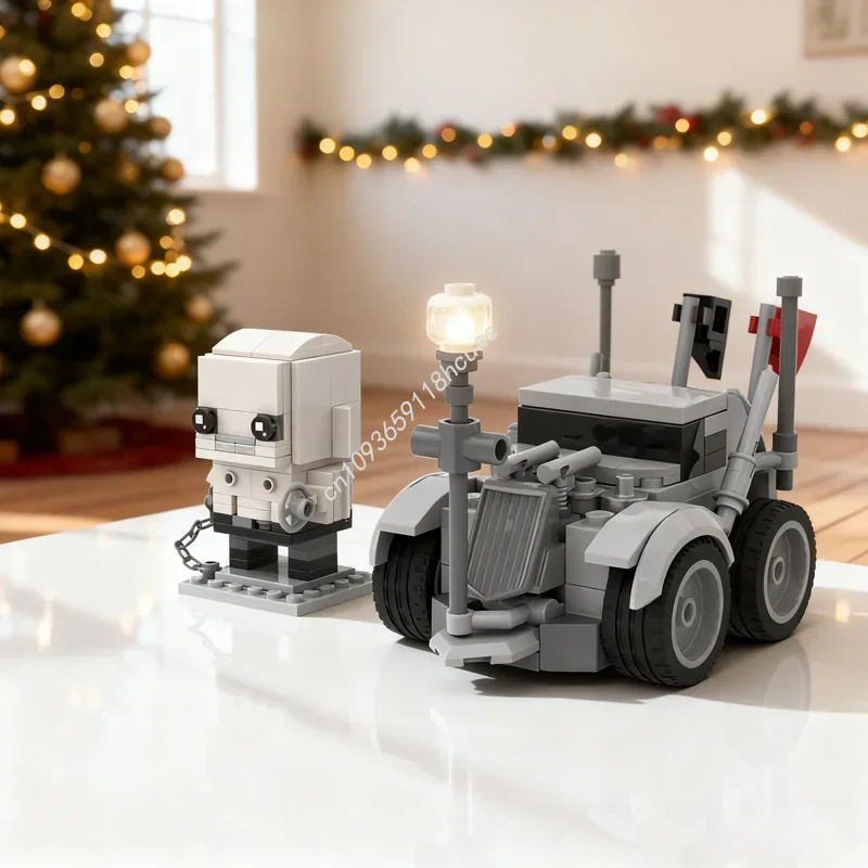 

200pcs MOC Nux Car Mad Max Fury Road Brickheadzed Model Building Toy Blocks Architecture Assemble DIY Christmas Gifts Idea Kids