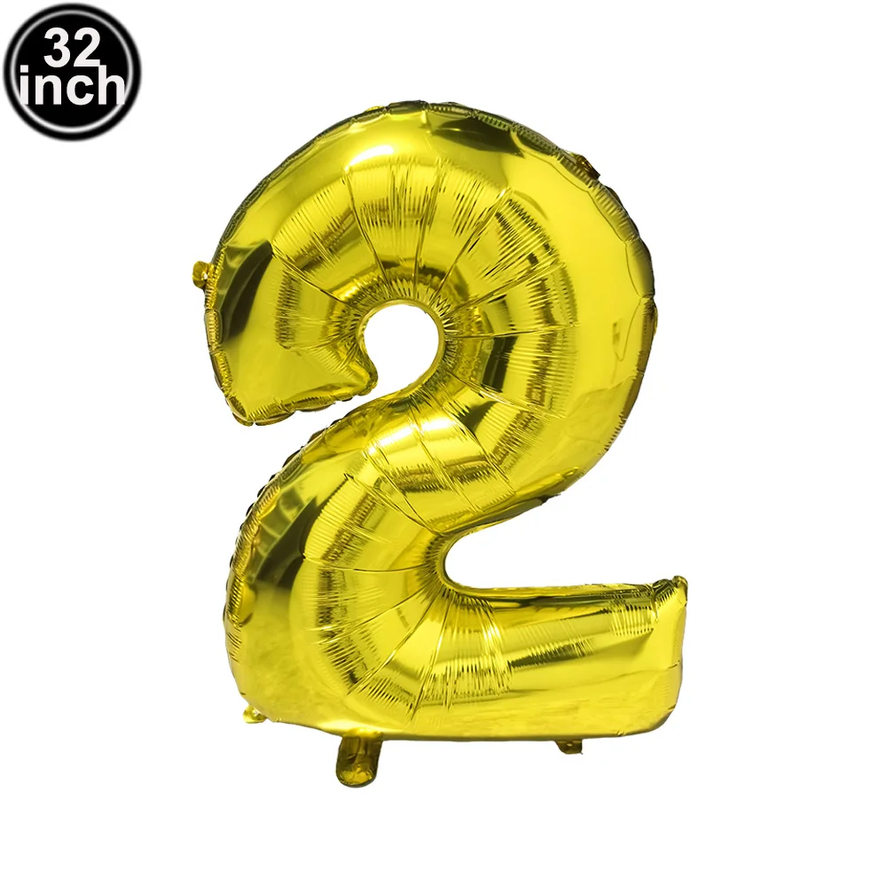 풍선 2 숫자 풍선 숫자 2 녹색 글로브 파란색 그림 2 생일 큰 대형 32 인치 레드 로즈 골든 실버 블랙 다채로운