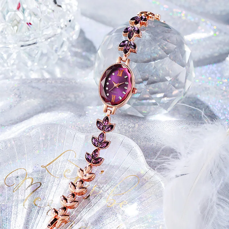 Orologi da donna Orologio femminile di lusso leggero Orologio da donna ovale con cinturino al quarzo moda Orologio da polso Orologio femminile relogio feminino