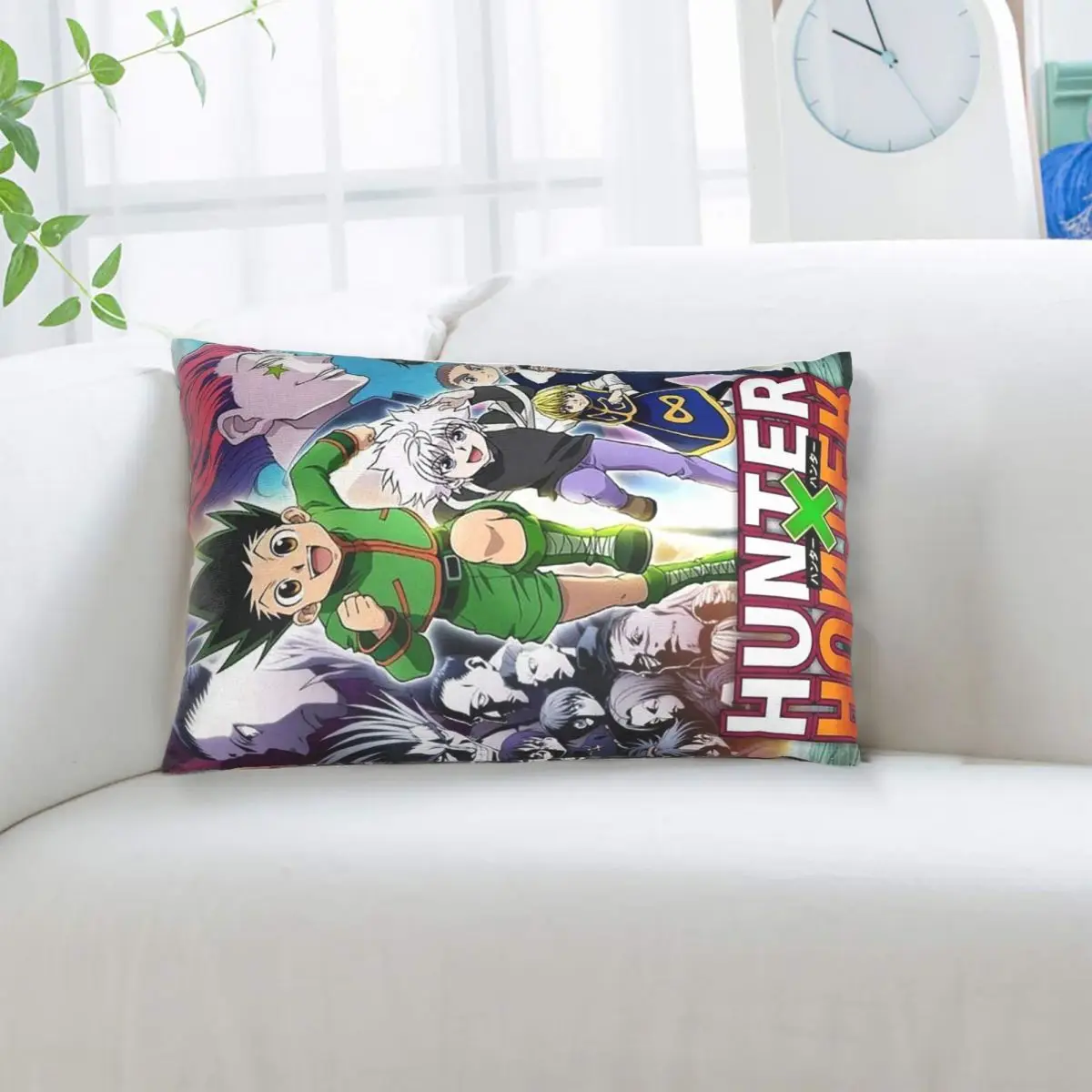 

Anime Hunter X Hunter Rectangle Pillowcase Cushion Cover Decor Bedroom Bed Home Comfort Throw Pillow