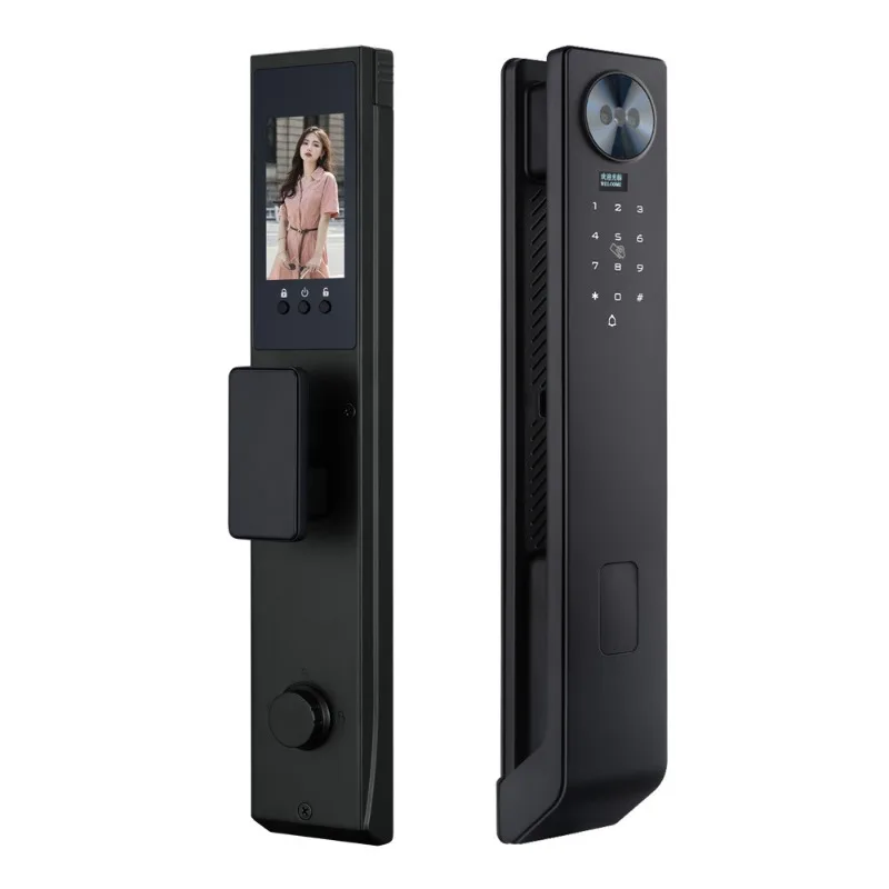 Automatic 3D Facial Recognition Visual Intercom Fingerprint Lock Door Anti-theft Door Graffiti Smart Lock