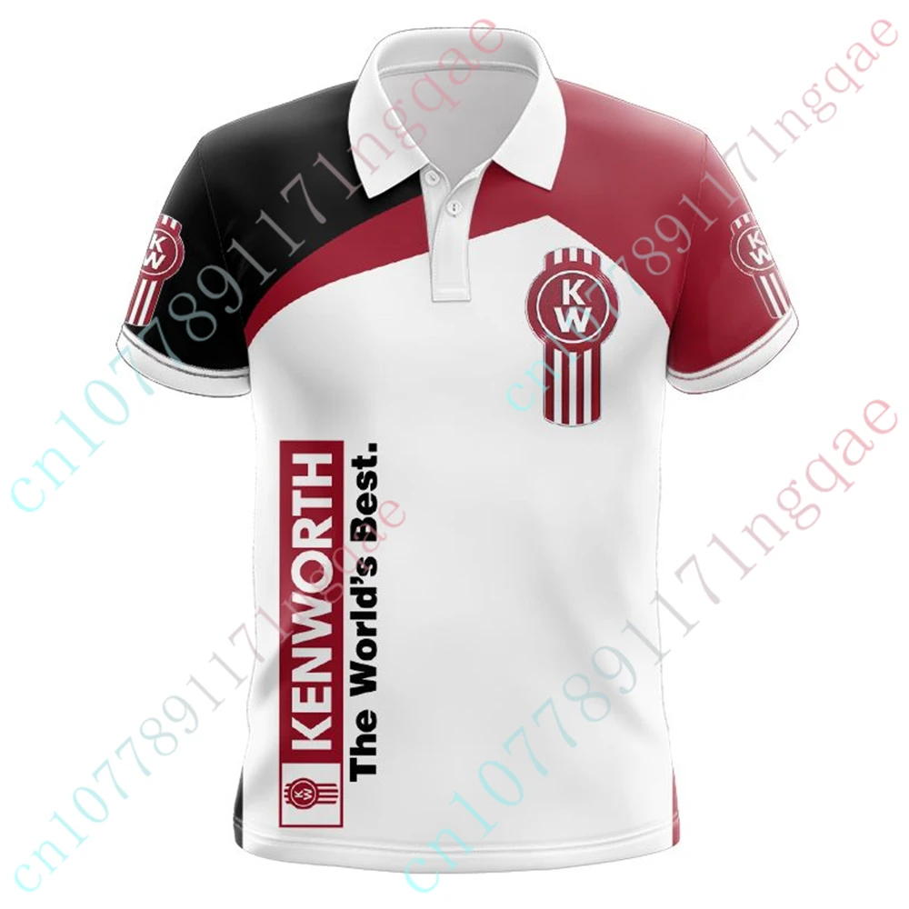

Kenworth Polo Shirts And Blouses Casual Golf Wear Unisex Clothing Harajuku Short Sleeve Top Anime T Shirt For Men Custom Logo