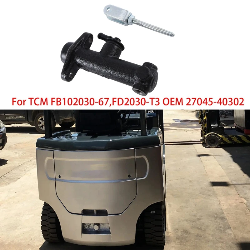 Forklift Parts Brake Master Cylinder With Push Rod For TCM FB10/20/30-6/7, FD20/30-T3 OEM 27045-40302