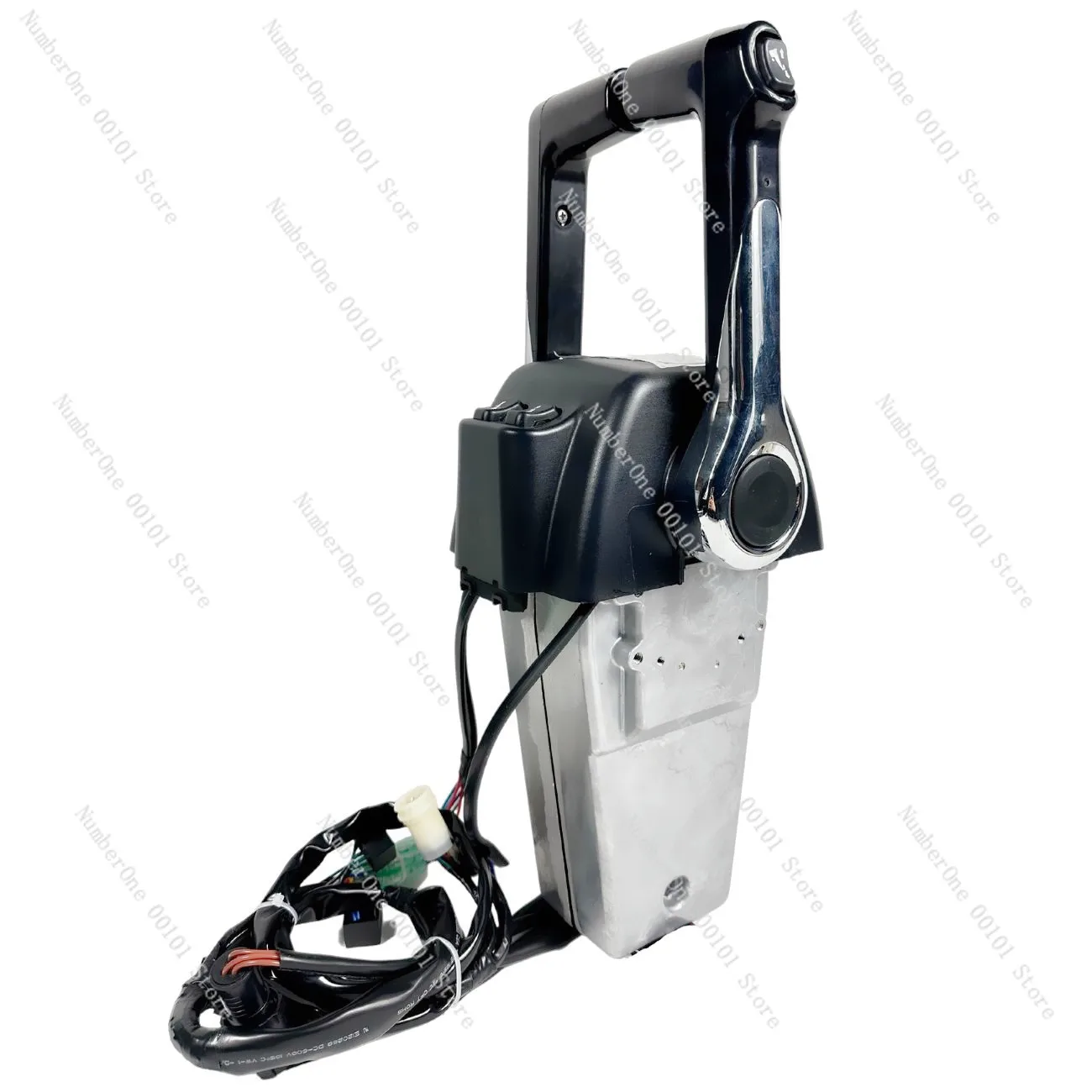 New OEM 704-48207-13 Alloy Dual Engine Marine Outboard Remote Control Box Top Mounting Dual Grip Push Open Connector Type