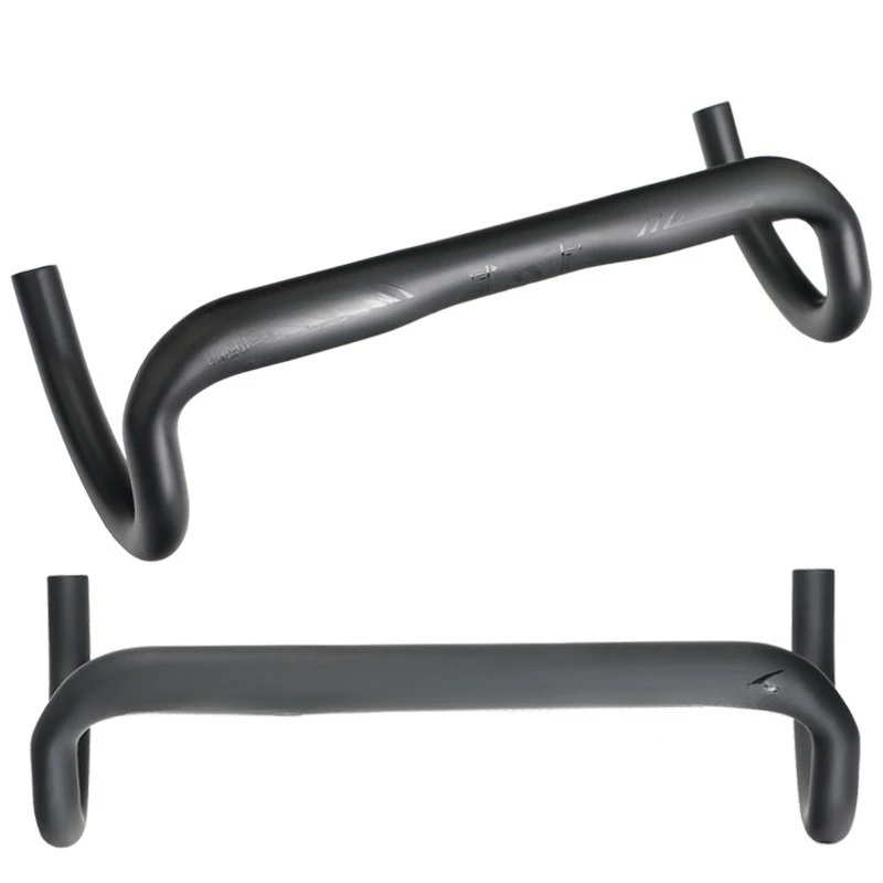 

Carbon Fiber Road Bike Curved Handlebars Bicycle Accessories Sports Handlebars Black