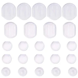 50pcs Silicone Clip Earring Pad Cushion Cover for Comfort Clip-on Ear Jewelry Making Supplies Materials Accessories DIY Handmade