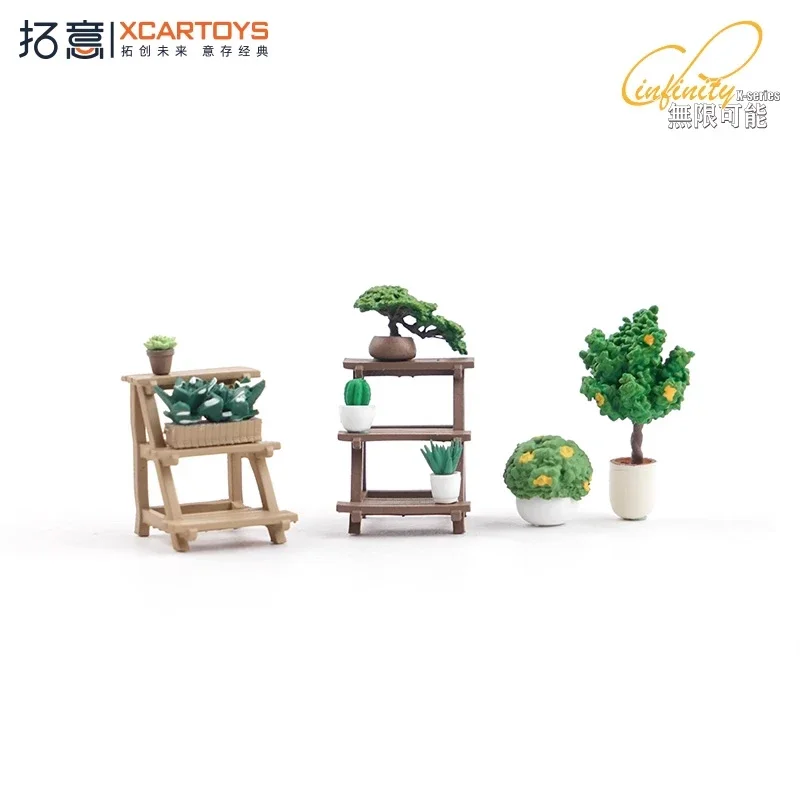 

Xcartoys 1:64 Potted Green Plants Diorama Set model