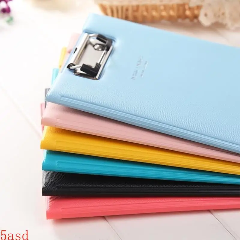 

5asd Leather Foldable Clipboard with Pocket Business Conference Folder