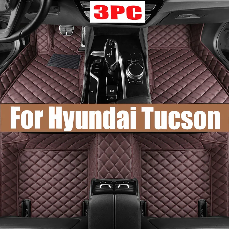 

Car Floor Mats For Hyundai Tucson NX4 2022 2023 Carpets Luxury Leather Mat Rugs Anti Dirty Pad Interior Parts Car Accessories