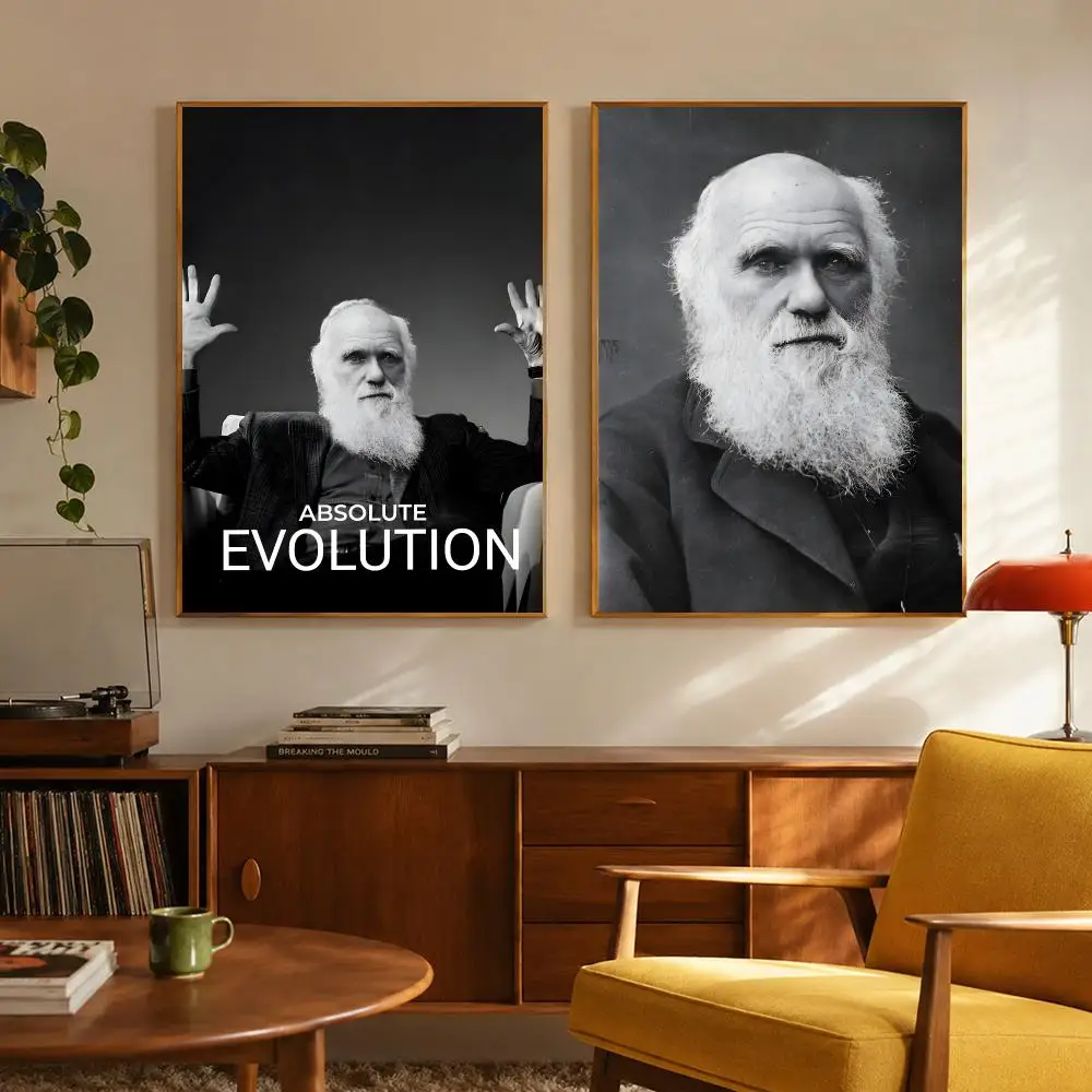 scientist historicalfigure C‑Charles Darwin Poster Stylish Home Interior Art & Beautiful Room Decoration