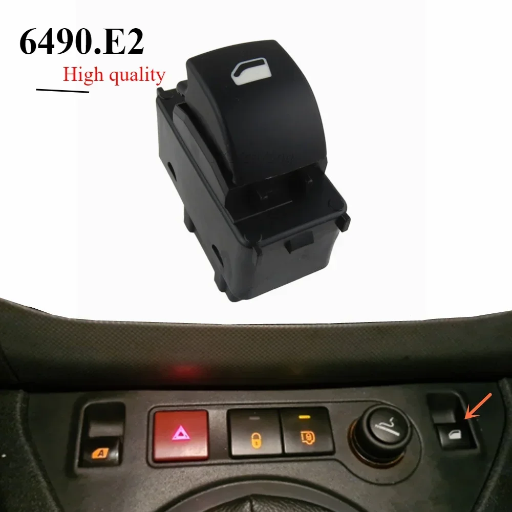 Car Window Regulator Switch Button Fit For Peugeot Partner Tepee 207 Citroen Berlingo 6554.QK 6554QK 6490.E2 6490E2 100011722