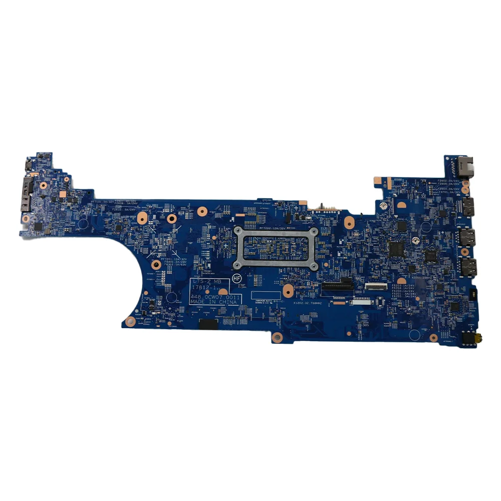 17812-1 For Lenovo ThinkPad T580 Laptop Motherboard With i5-7200U i5-7300U i5-8250U i7-8550U i7-8650U FRU:01YR240 01YR258 UMA