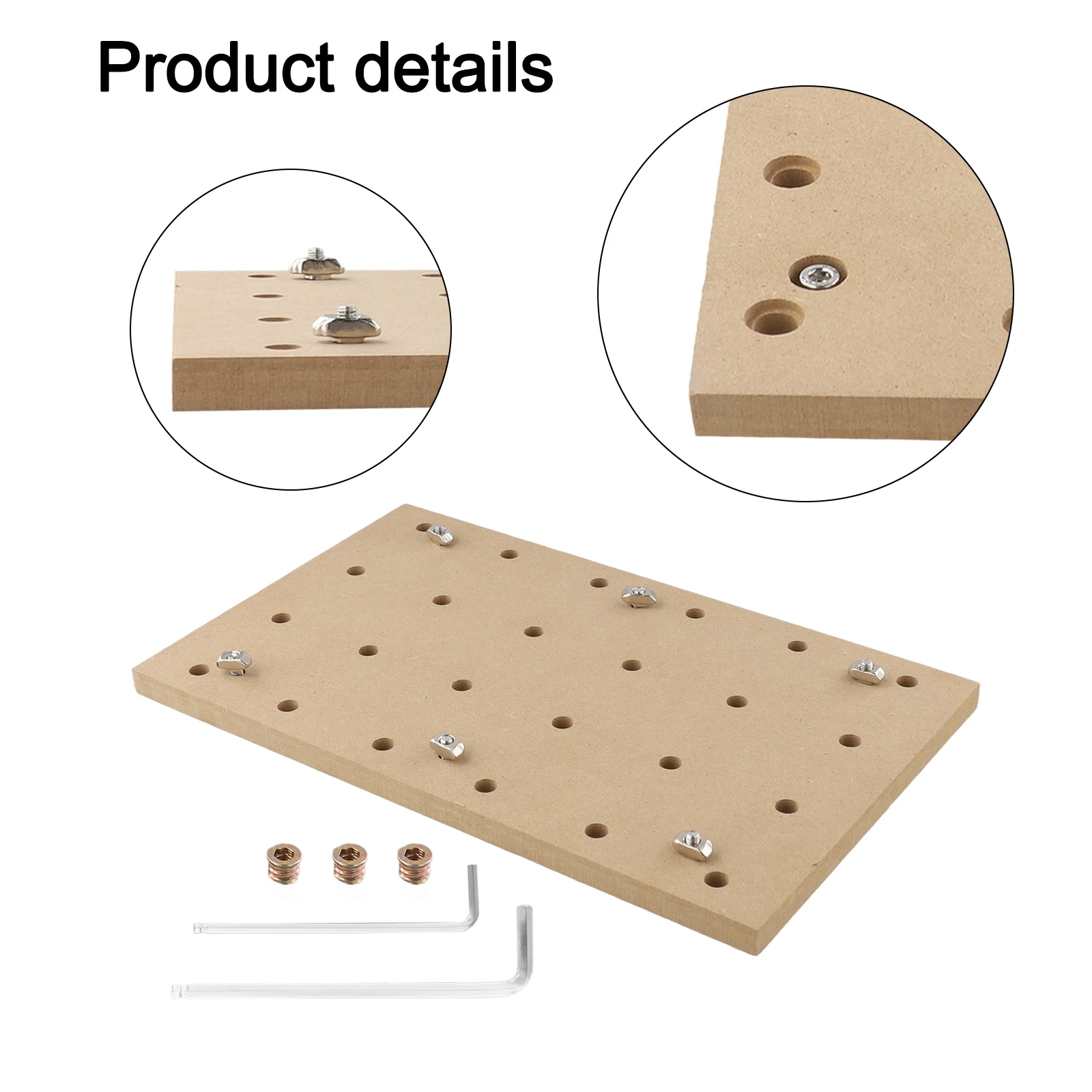 Flexible Configuration Clear Engraving Material Positioning 300 x 180 x 12mm MDF Density Board for 3018 Router