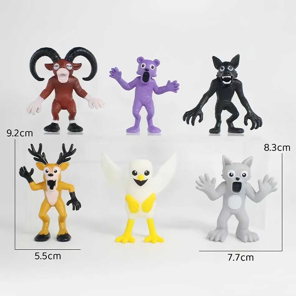 Novo quente 99 noites na floresta veados figura de ação brinquedos filme animais de pelúcia veados brinquedo fãs presentes aniversário brinquedos crianças natal