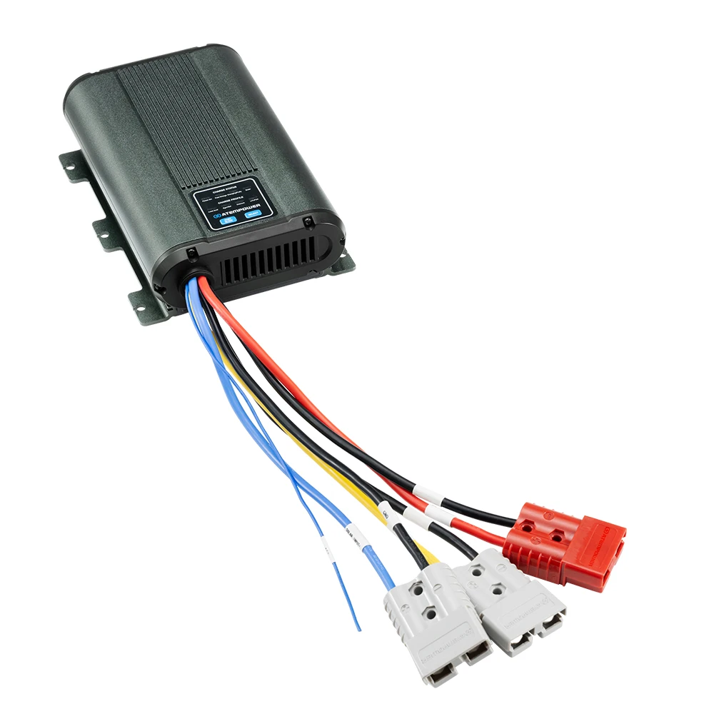 Automatic 12V 60A Car Lifepo4 Lithium Battery Charger Dc to Dc with Fast Charging for RV  Trailers Battery Charging