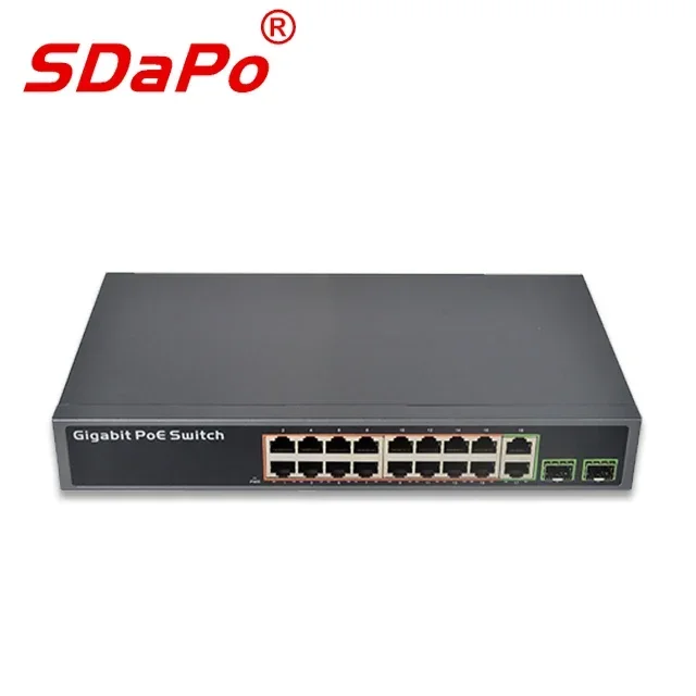 SDAPO PSE3216S 250W internal power supply 16 ports 10/100/1000M POE switch