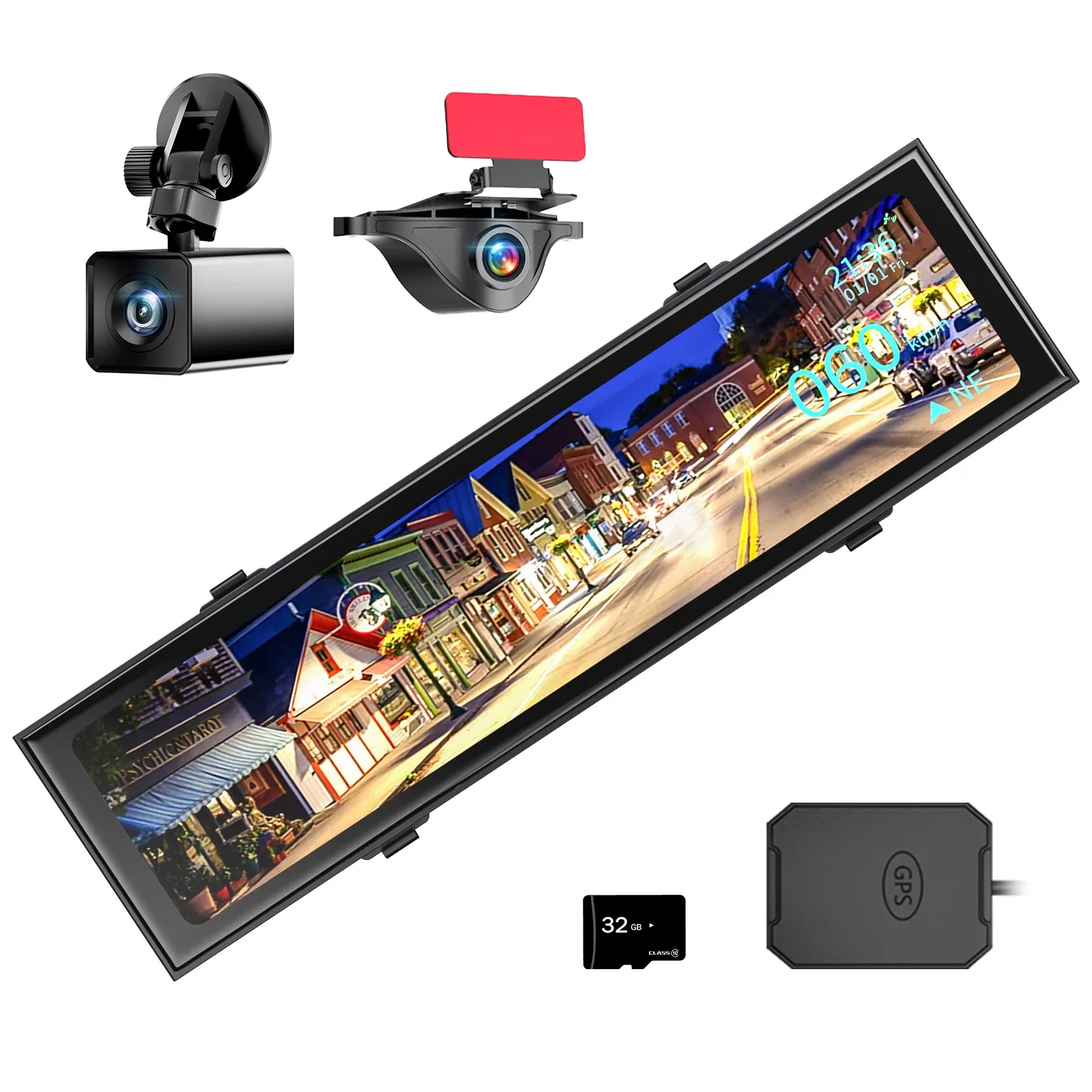 

AKEEYO 1080p 30fps Night Vision Digital Smart Car Recording Universal Driving Recorder