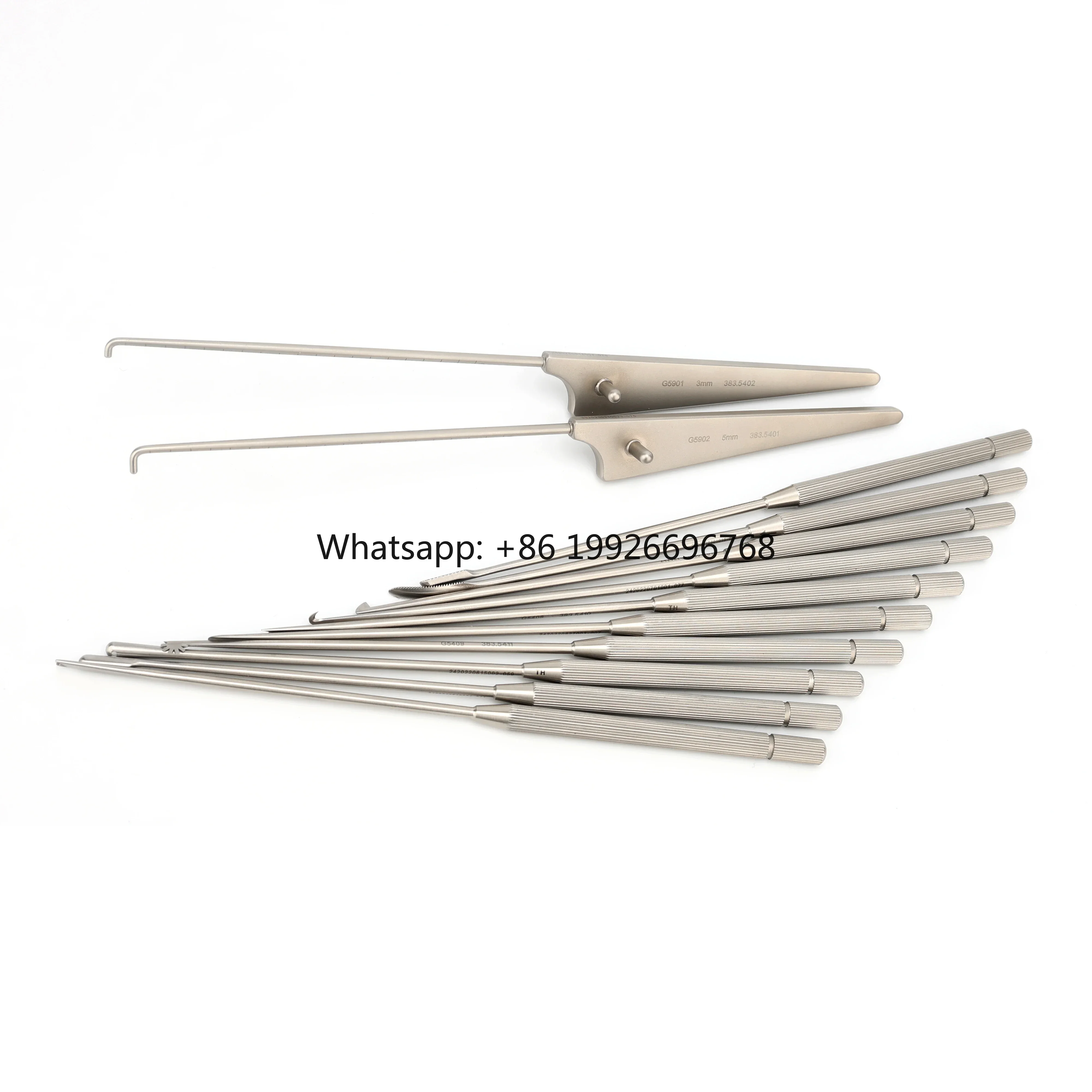 

Hot sales surgery instrument, surgery instruments probe/cutting /bone file/curette factory