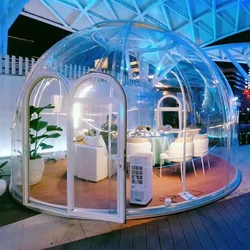 The product can be customized. Outdoor online celebrity transparent landscape tent restaurant starry sky bubble house B&