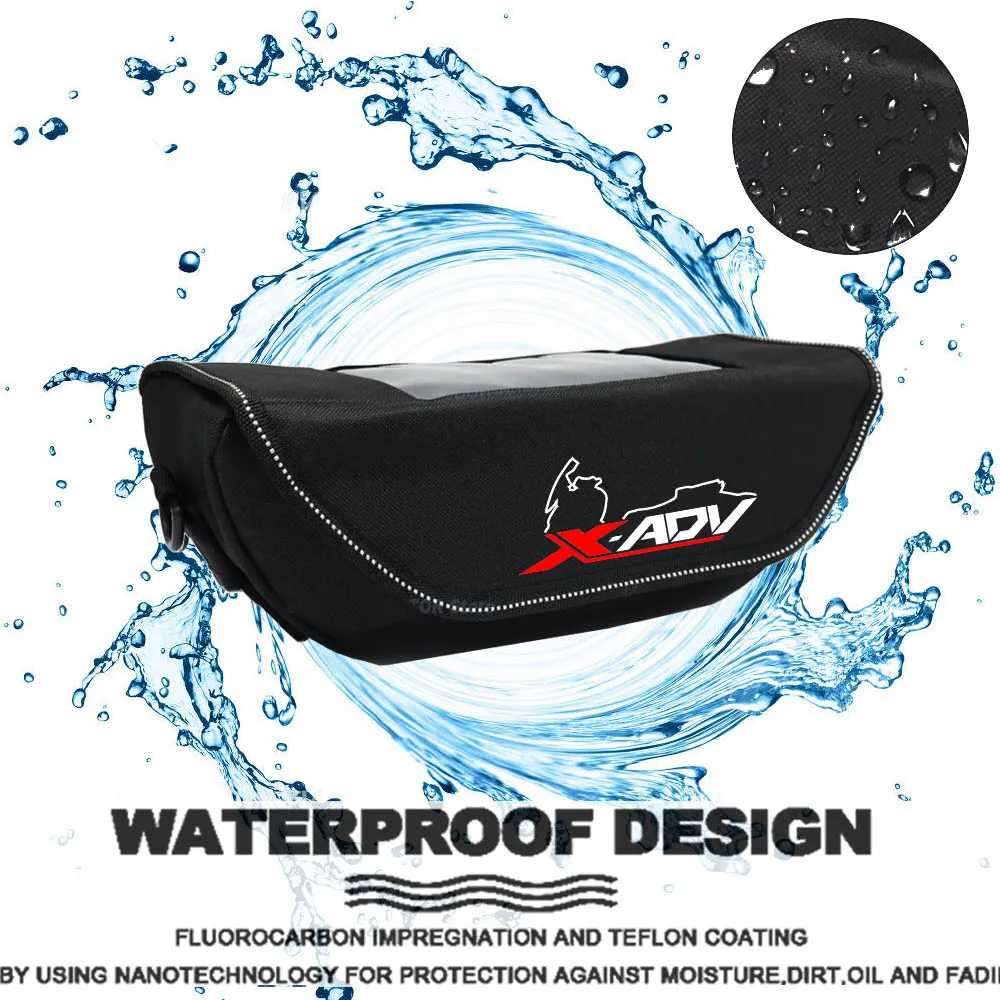 For Honda X-ADV  xadv 750 150 125 150 350 Motorcycle accessory  Waterproof And Dustproof Handlebar Storage Bag  navigation bag