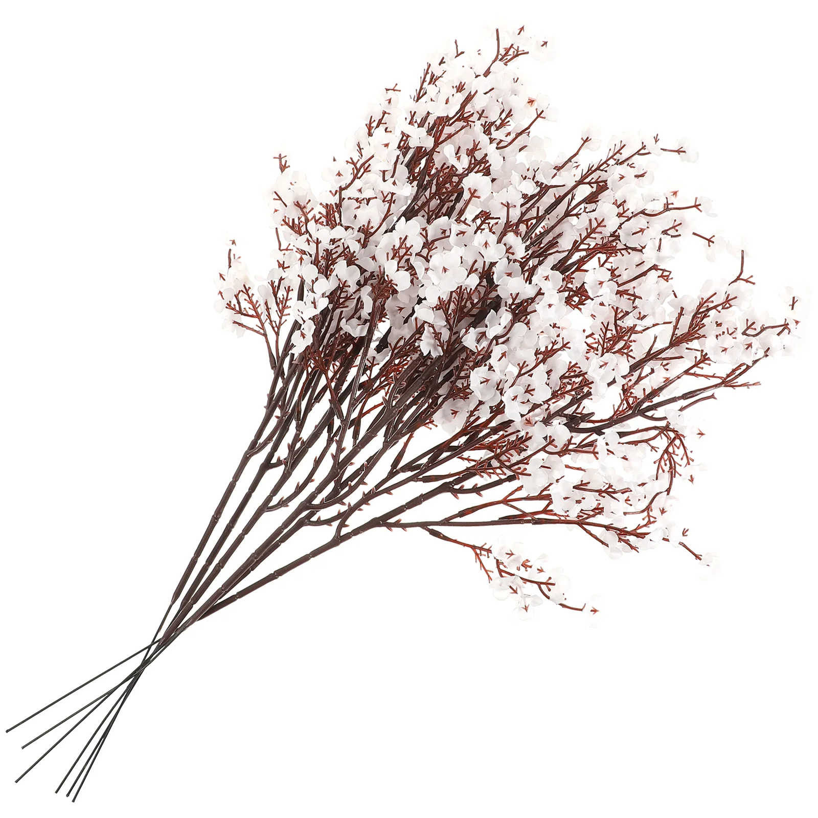 

6pcs Artificial Gypsophila Flowers Realistic Simulation Bouquet Bride Home Decoration White Flower Arrangement