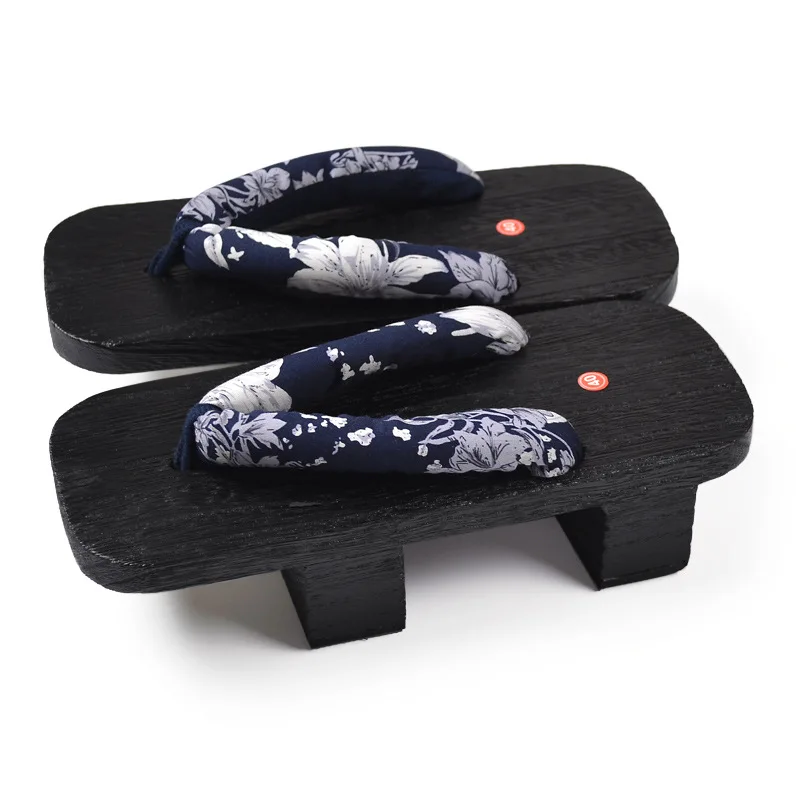 

Деревянные японские традиционные сабо унисекс для мужчин и женщин, шлепанцы для косплея, летние уличные сандалии