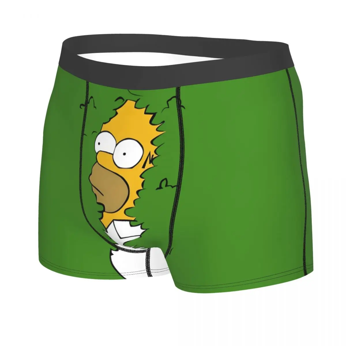 Custom Cool S-simpsones-Anime Boxers Shorts Panties Men's Underpants Stretch Animated Sitcom Briefs Underwear