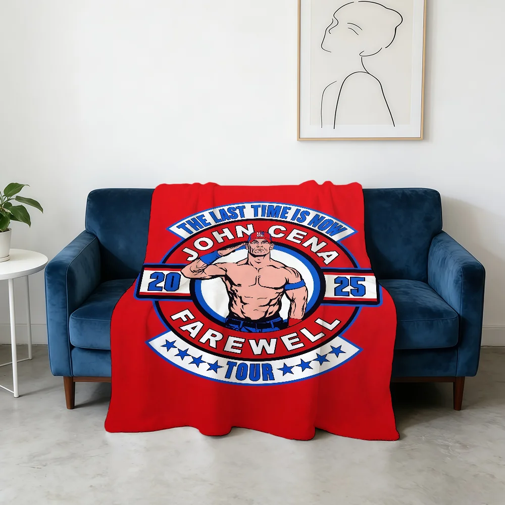 J-John C-Cena-ES Wrestler Blanket Flannel Warm Soft Throw Blanket For Room Sofa Childish Birthday Gifts