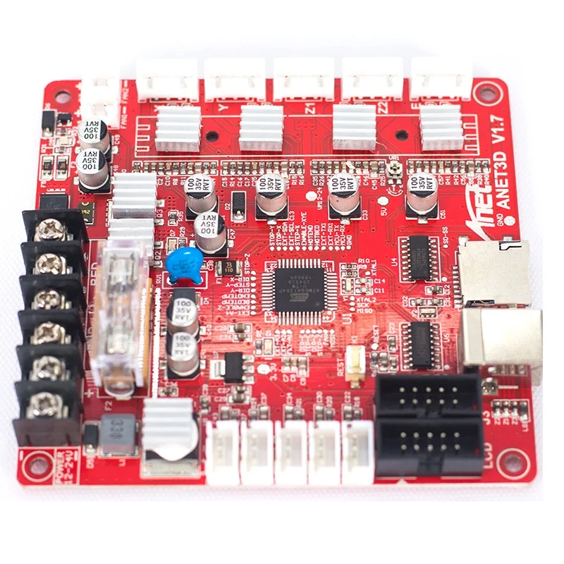CH◆☆§Anet E16 Mainboard A1284-Base V1.7 Base Control Board Mother Board for RepRap 3D Printer Part 3D Printer Accessories~HOT SA