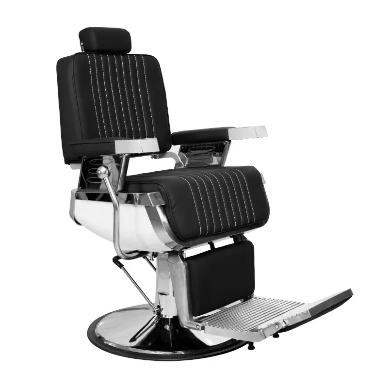 Retro Barber Chair European Style Massage Salon Seat Large Men Haircut Furniture for Beauty Shop