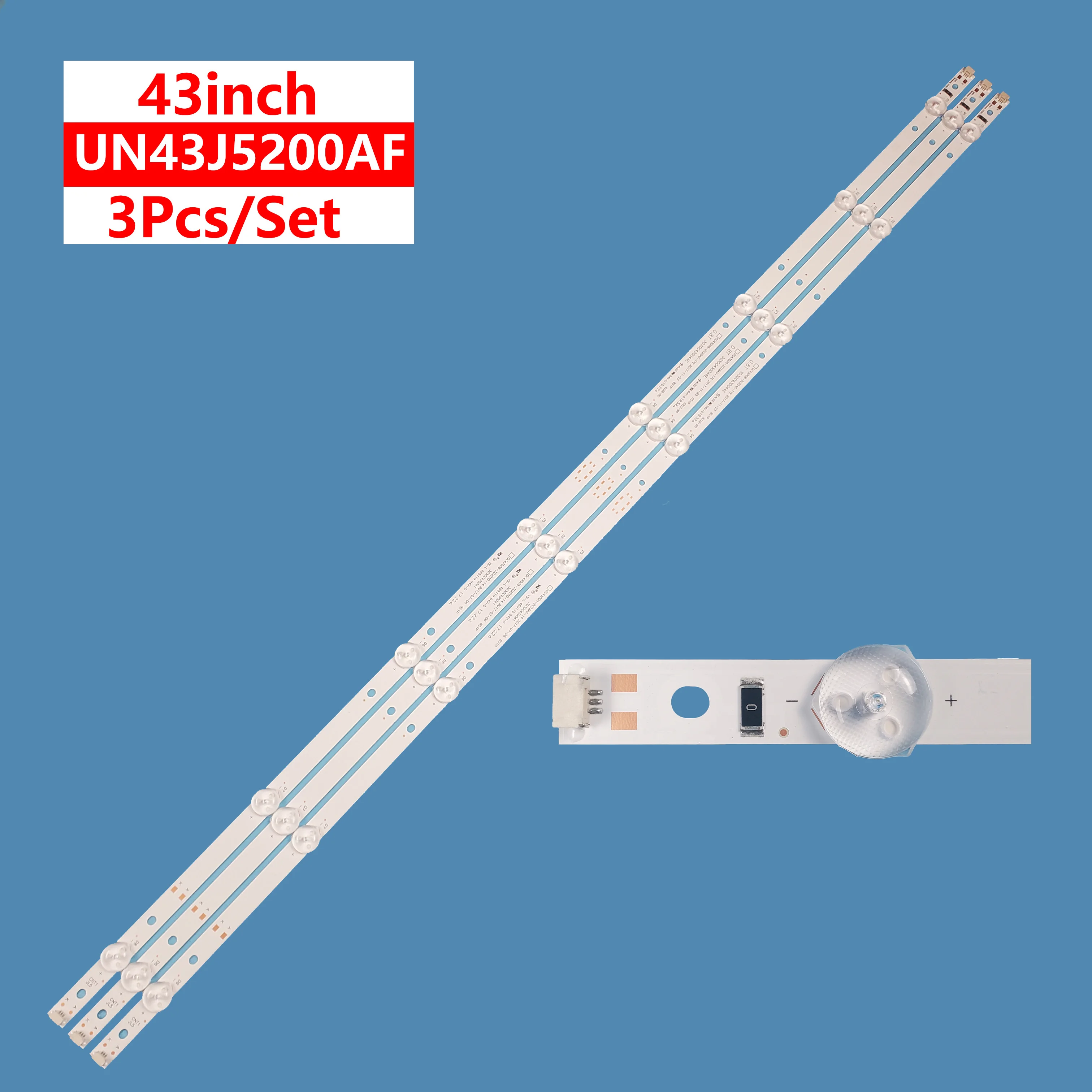 

43inch Backlight led tv GC43D08-ZC22AG-14 For UA43NU6900 UA43NU6000J UN43J5202 UN43J5200AF LED backlight strip for tv