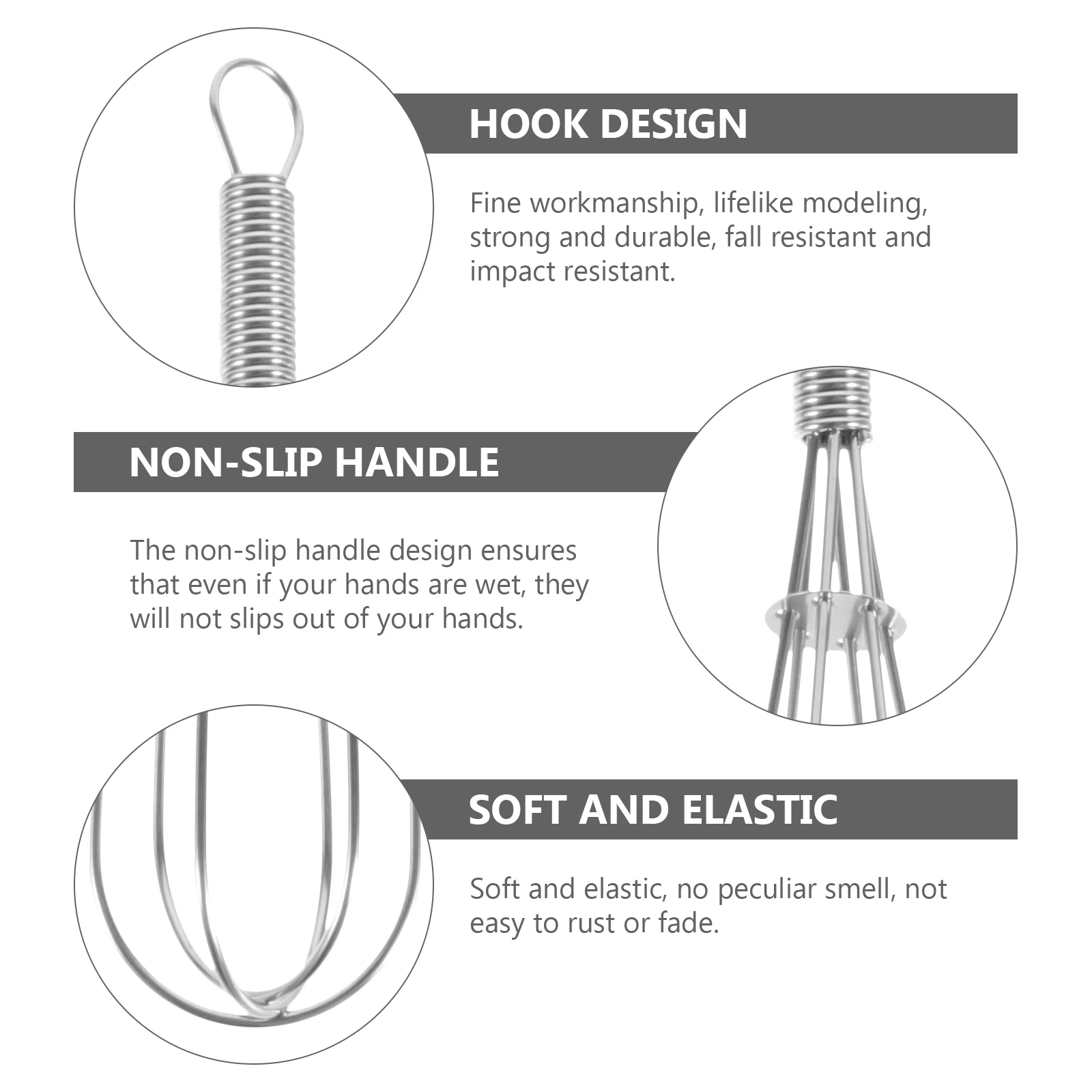 

7pcs Hair Color Stirrer Manual Mixer Stainless Whisk Dye Cream Tool Salon Supplies Dye Paste Whisk Hair Coloring Durable