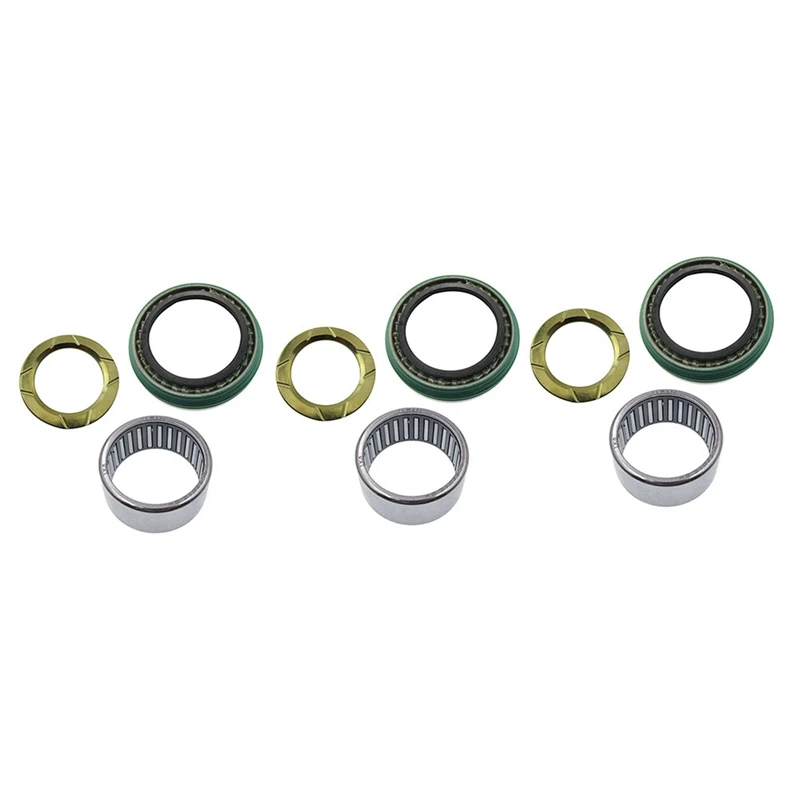 3X Knuckle Bearing Spacer Oil Seal Set For Mitsubishi Pajero Montero 2Nd L200 3Rd 1990-2005 MB160850 MB160670 MB160671