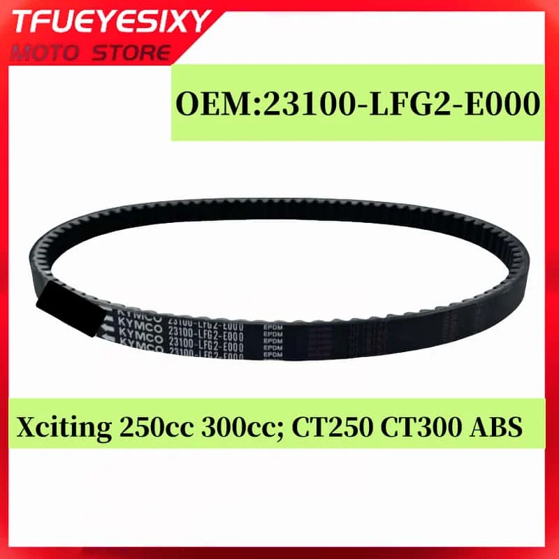 

TFUEYESIXY Scooter Xciting250 CVT Drive Belt For KYMCO Kymco Xciting 250cc 300cc CT250 CT300 ABS CT 250 300 23100-LFG2-E000