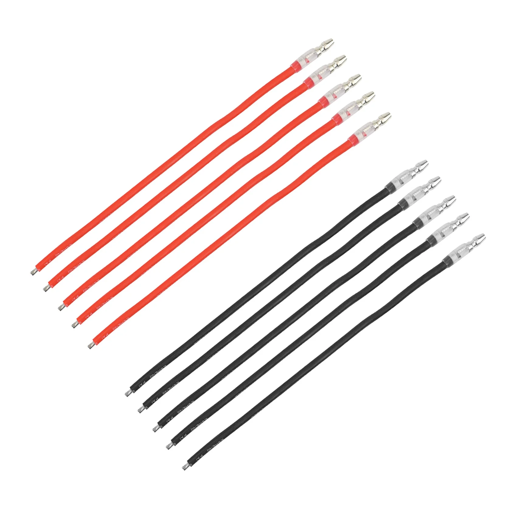 10Pcs 16AWG Silicone Wire with 4.0Mm Male Plug Length 10Cm for 380 390 540 550 775 795 Brushed Motor Connection Cable