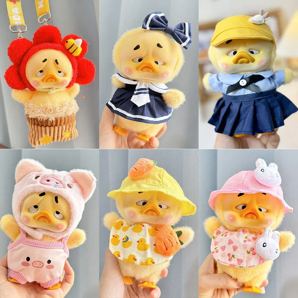 UpsetDuck Clothes Only for Annoying Duck for Upset Duck Plush Series Baby Clothes Accessories Small Yellow Duck Doll Clothes