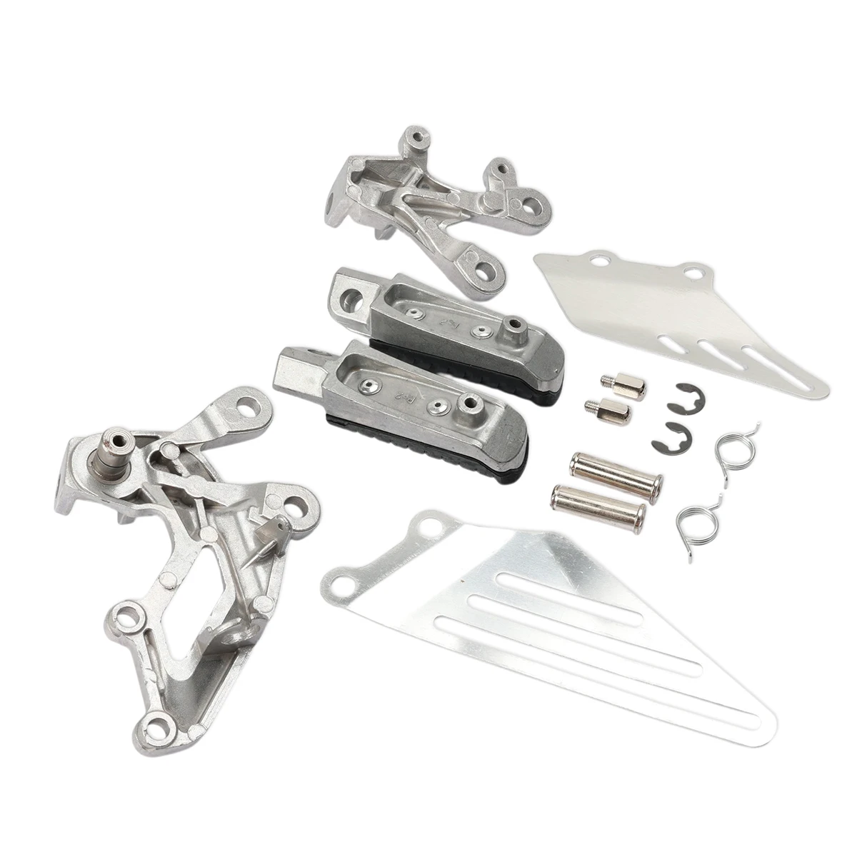 Motorcycle Front Driver Footpegs Footrest Pegs Bracket For KAWASAKI ZZR1400 ZX14R 2006-2023 2007 2008 2013 2014 2015 2022 2023