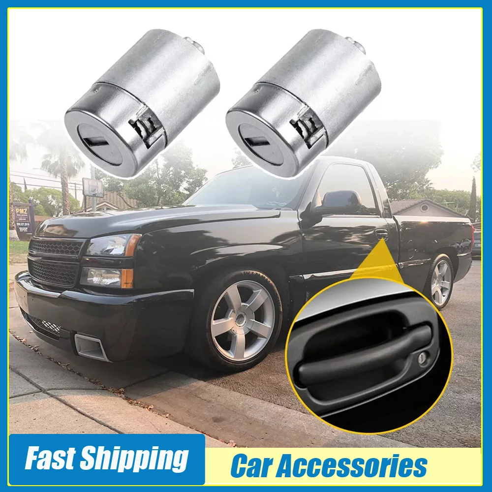 

1 Set Car Door Replacement Lock Car Accessories Car Door Cylinder Keys For Chevrolet C/K 1500 2500 3500 1988-1994 C/K Yukon