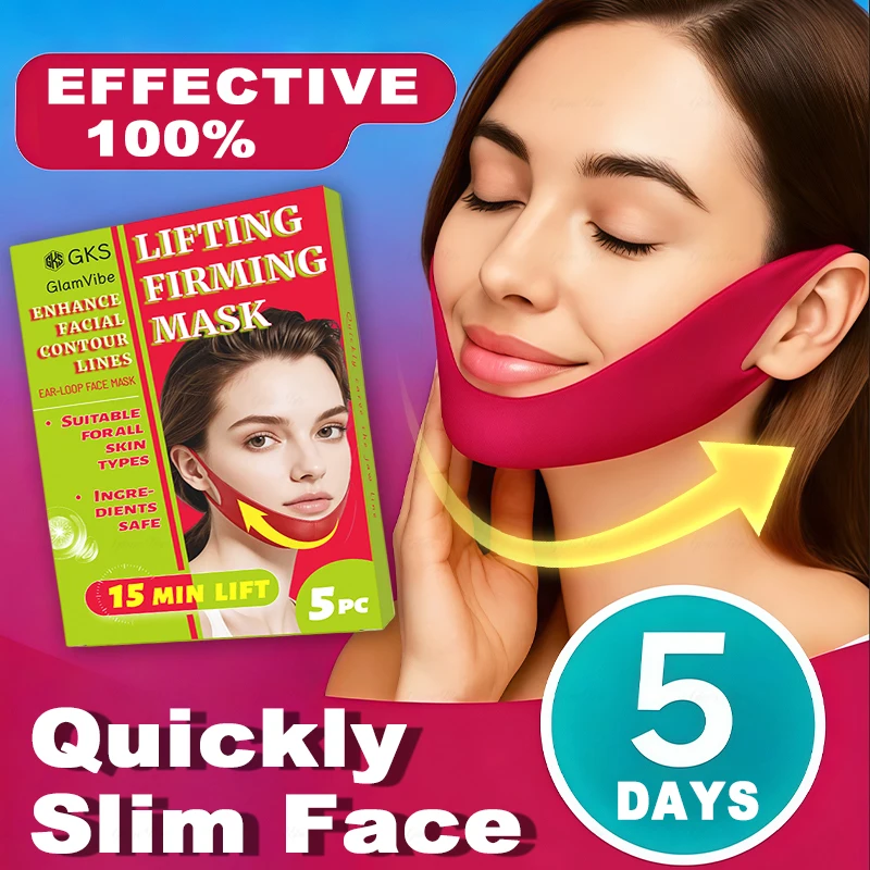 

V-line Mask Wearable Firms Lifts Epairs Redness Corrects Facial Contours Double Chin Disappears