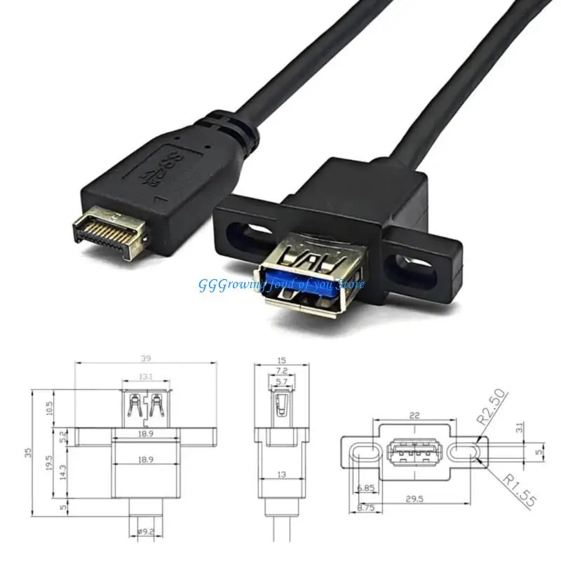 

H9EB Swifts Data Transfer Cable TypeE to USB 3.2 Gen 2 for Gamers and Professionals