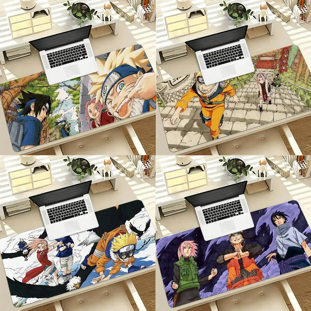 

Naruto Gaming Mouse Pad Non-Slip Lock Stitched Edge Large Office Desk Mat For Computer And Keyboard