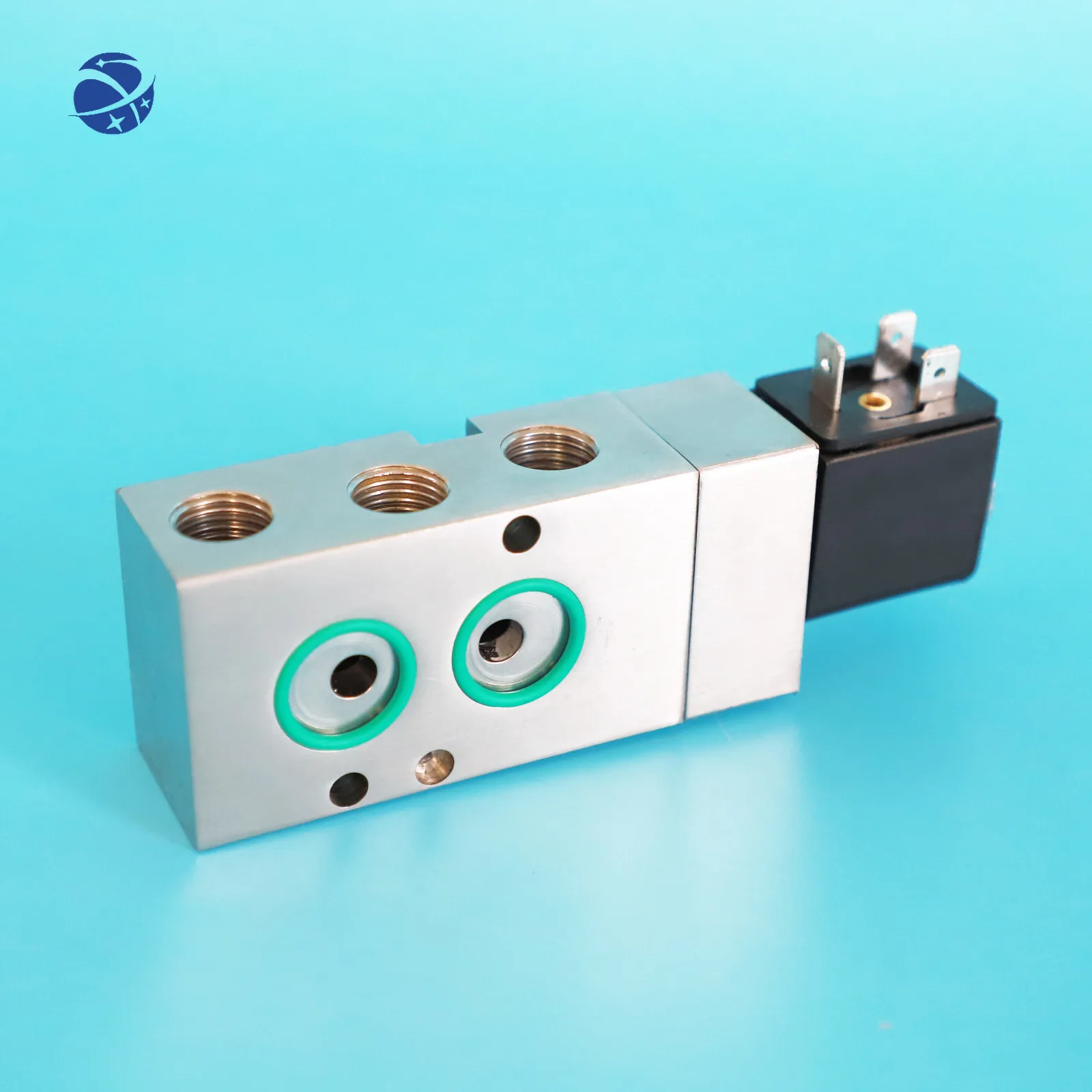 air medium full metal SS316 corrosion resistance high temperature Namur 5/2 1/4 24v stainless steel solenoid valve