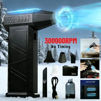 

X9 Portable Camping Fan 300000RPM 150W 53m/s Super Typhoon Wind 6000mAh Type‑C Rechargeable